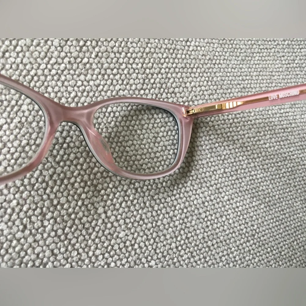 Love Moschino MOL548 - 807 Black Black & Pink Cat-Eye Optical Frames